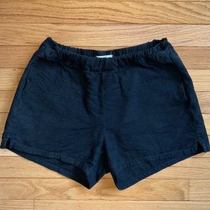Madewell black shorts elastic band so comfy size XS